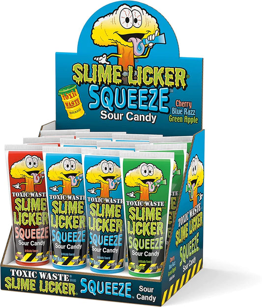 Toxic Waste Slime Licker Sour Squeeze Candy 70 g (12 Pack)