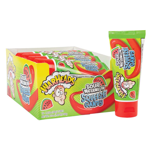 Warheads Sour Watermelon Squeeze Candy 64 g (12 Pack)